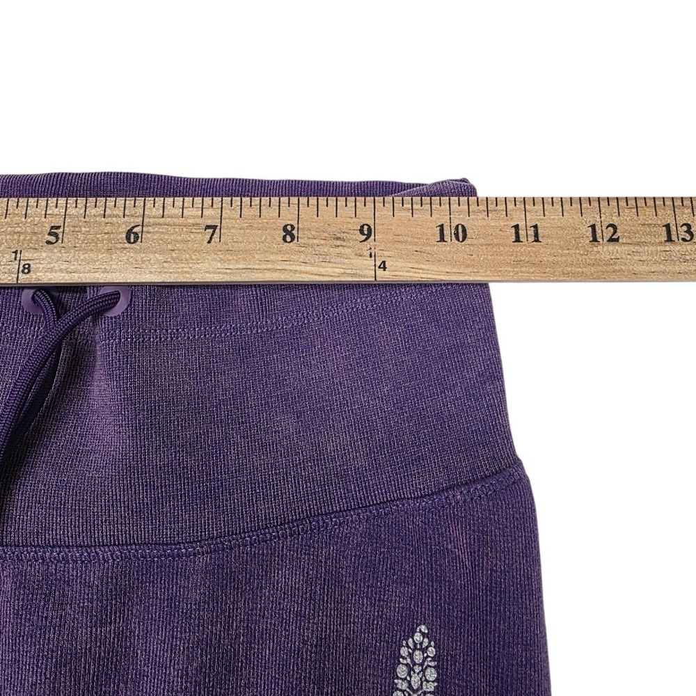 Free People Movement Good Karma Leggings Purple Acid Wash Ribbed XS/S - Picture 6 of 9